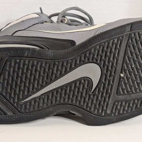 NIKE AIR MAX FULL COURT HIGH TOP BASKETBALL sneakers SIZE 9 or 42.5EU GRAY - Picture 10 of 15